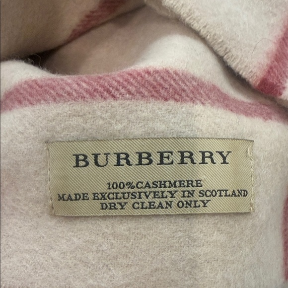 Burberry Plaid Beige and Black Snood/ Scarf - Picture 3 of 3